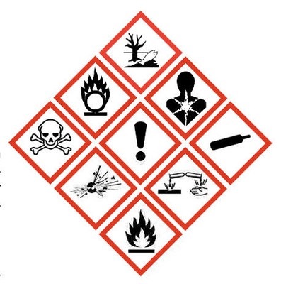 etiquetas industria quimica